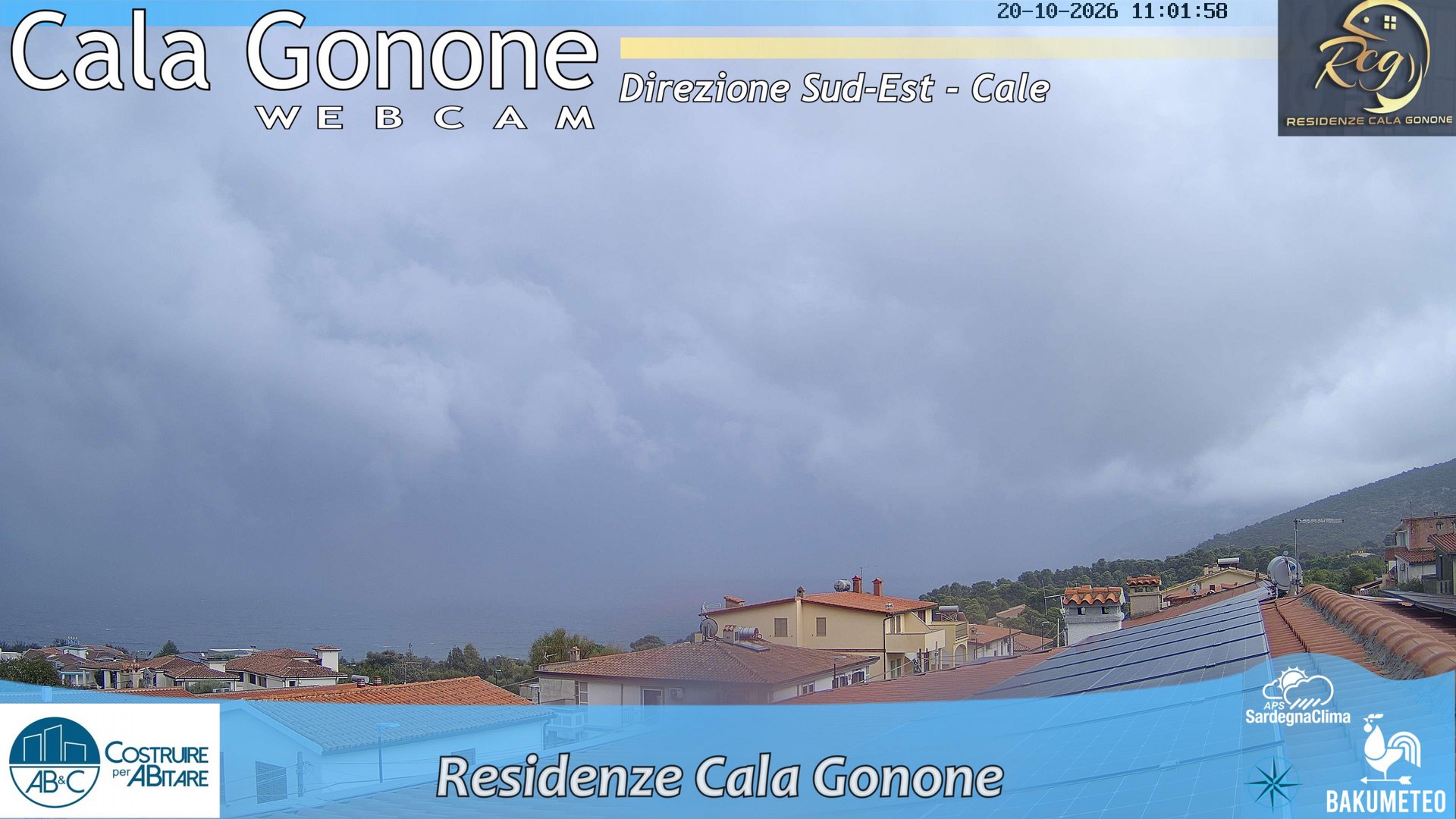 view from Cala Gonone SUD on 2026-10-20