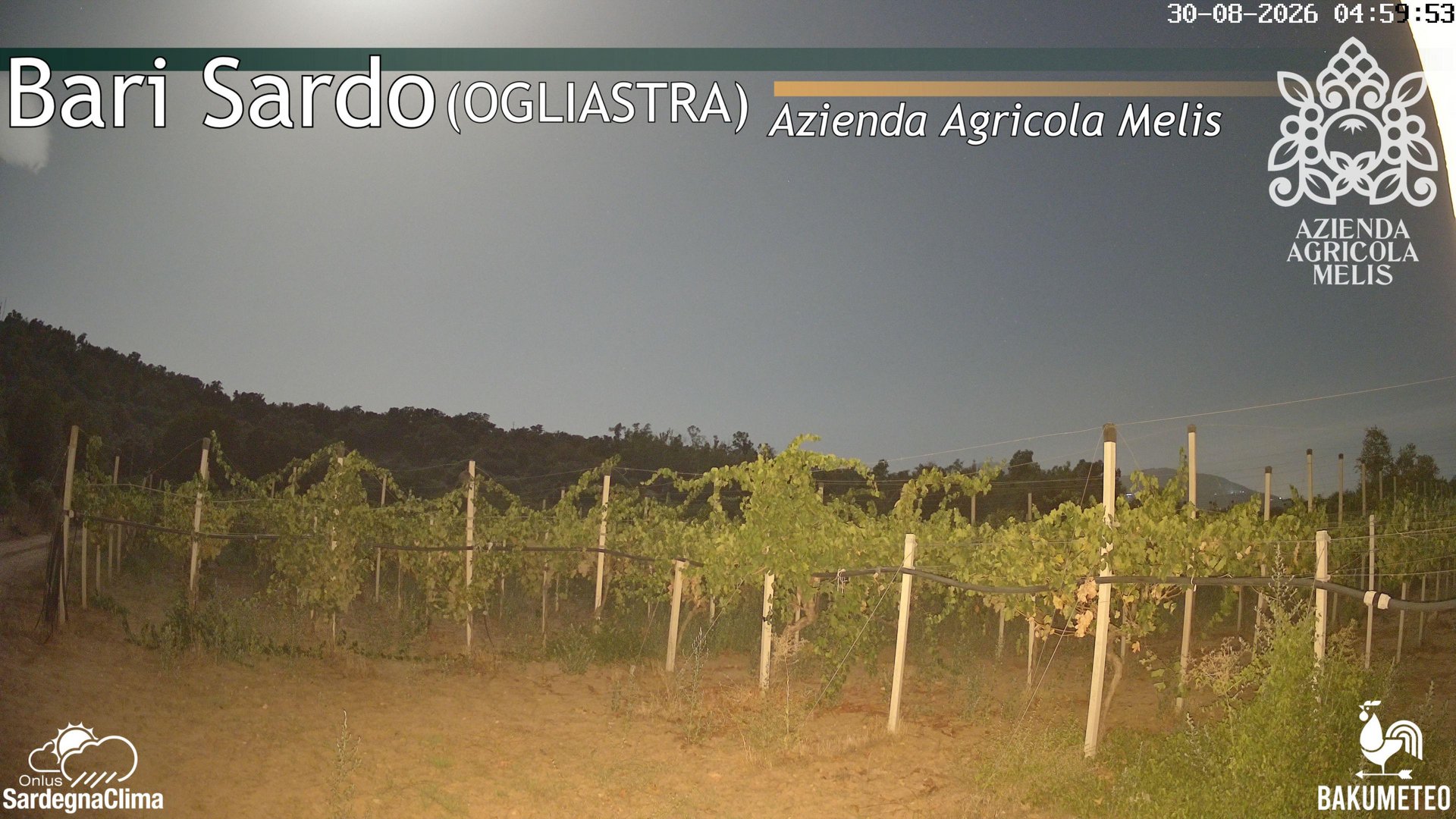 time-lapse frame, Bari Sardo webcam