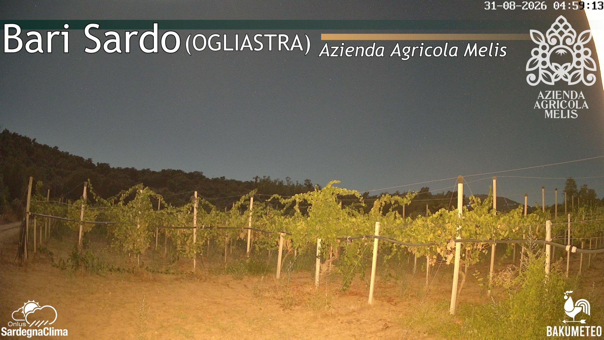 time-lapse frame, Bari Sardo webcam