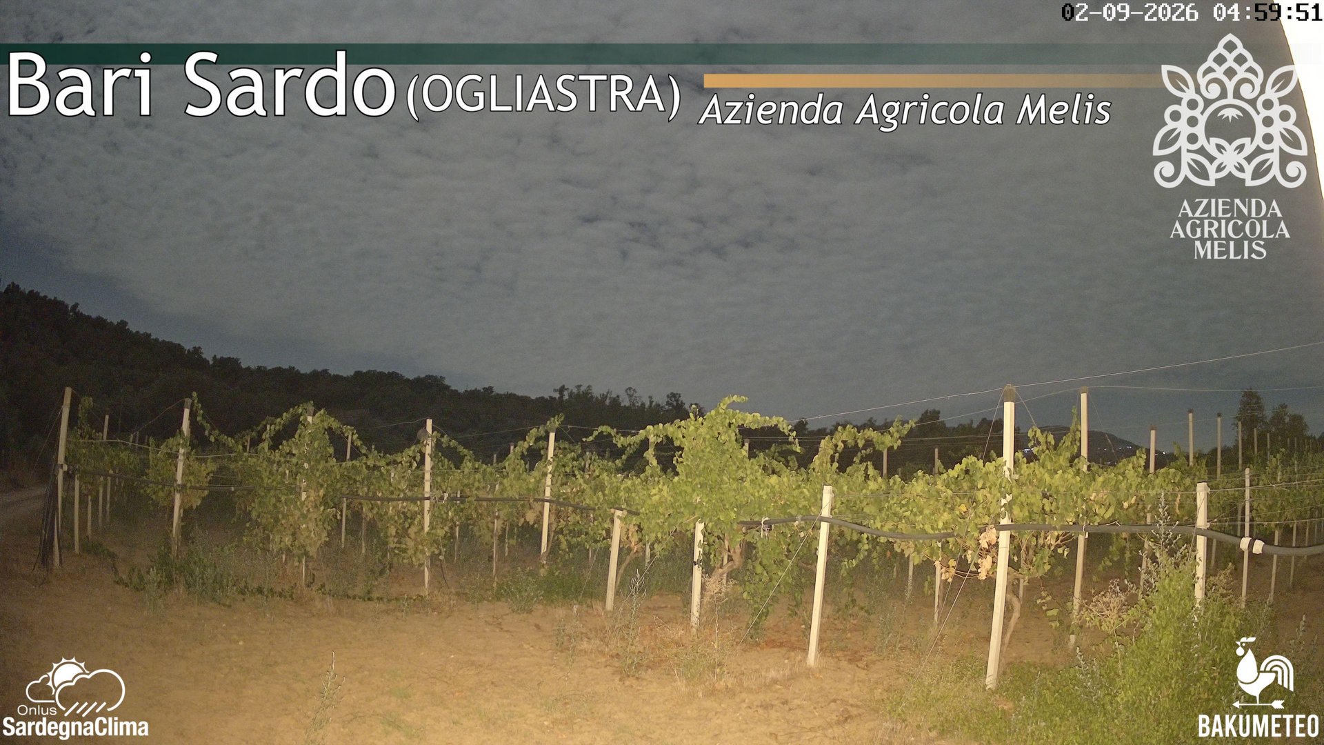 time-lapse frame, Bari Sardo webcam