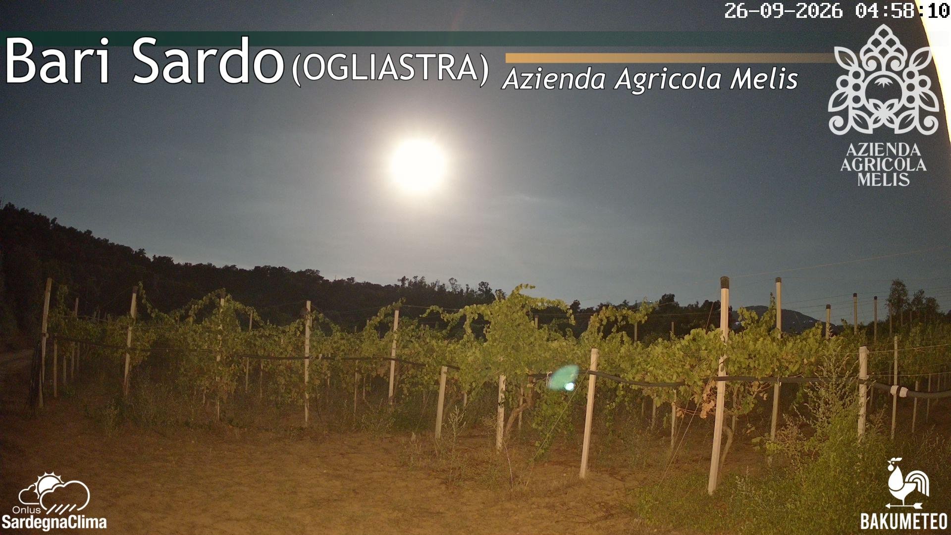 time-lapse frame, Bari Sardo webcam