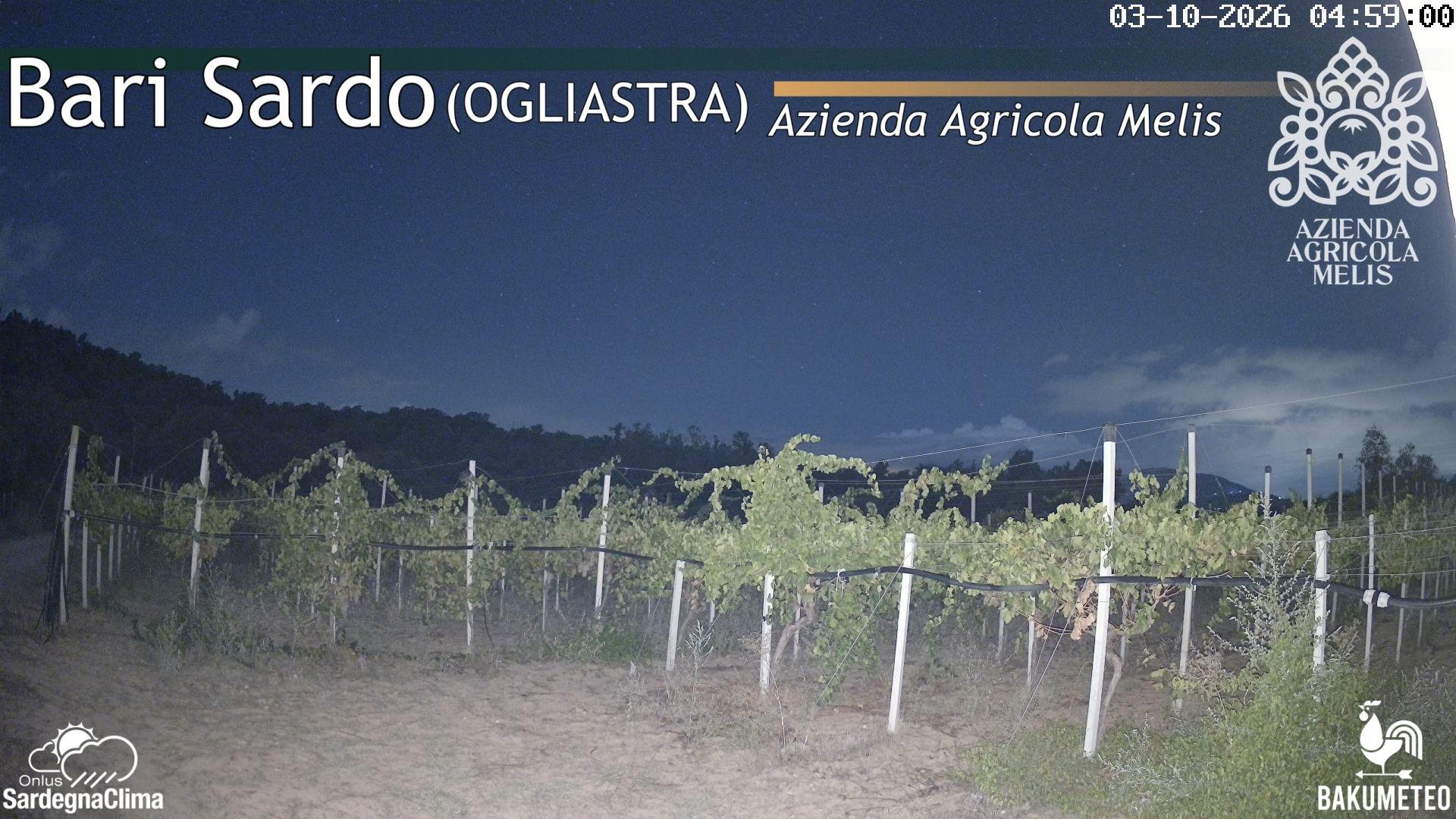time-lapse frame, Bari Sardo webcam