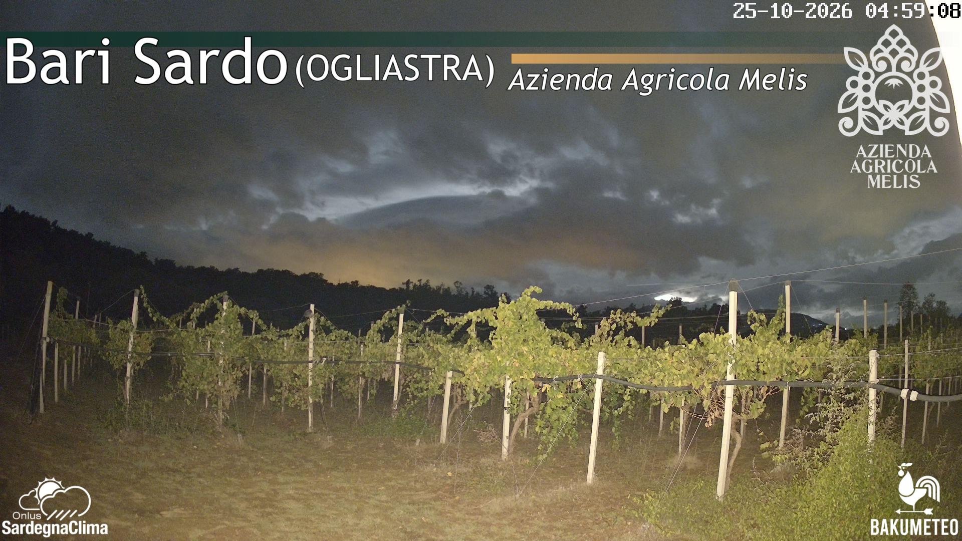 time-lapse frame, Bari Sardo webcam