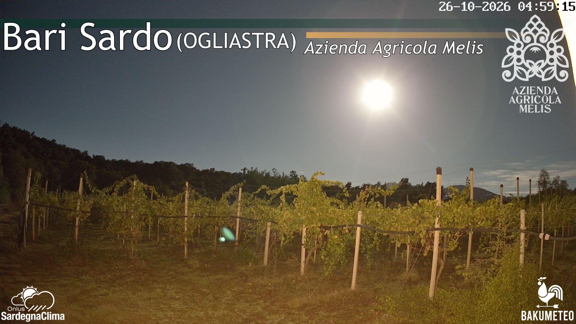 time-lapse frame, Bari Sardo webcam