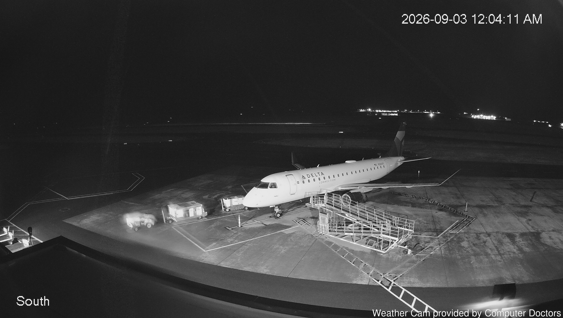time-lapse frame, South webcam