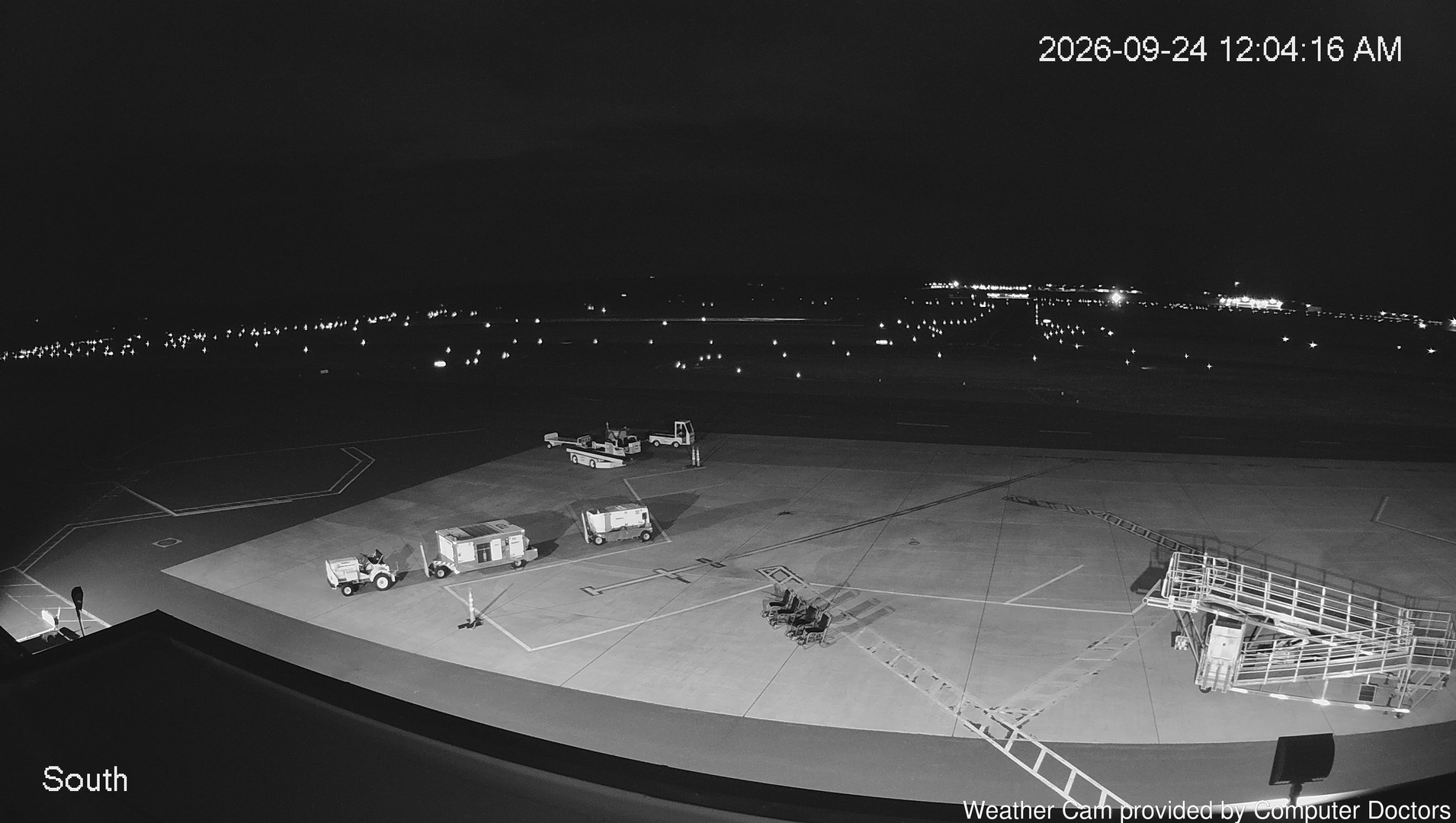 time-lapse frame, South webcam