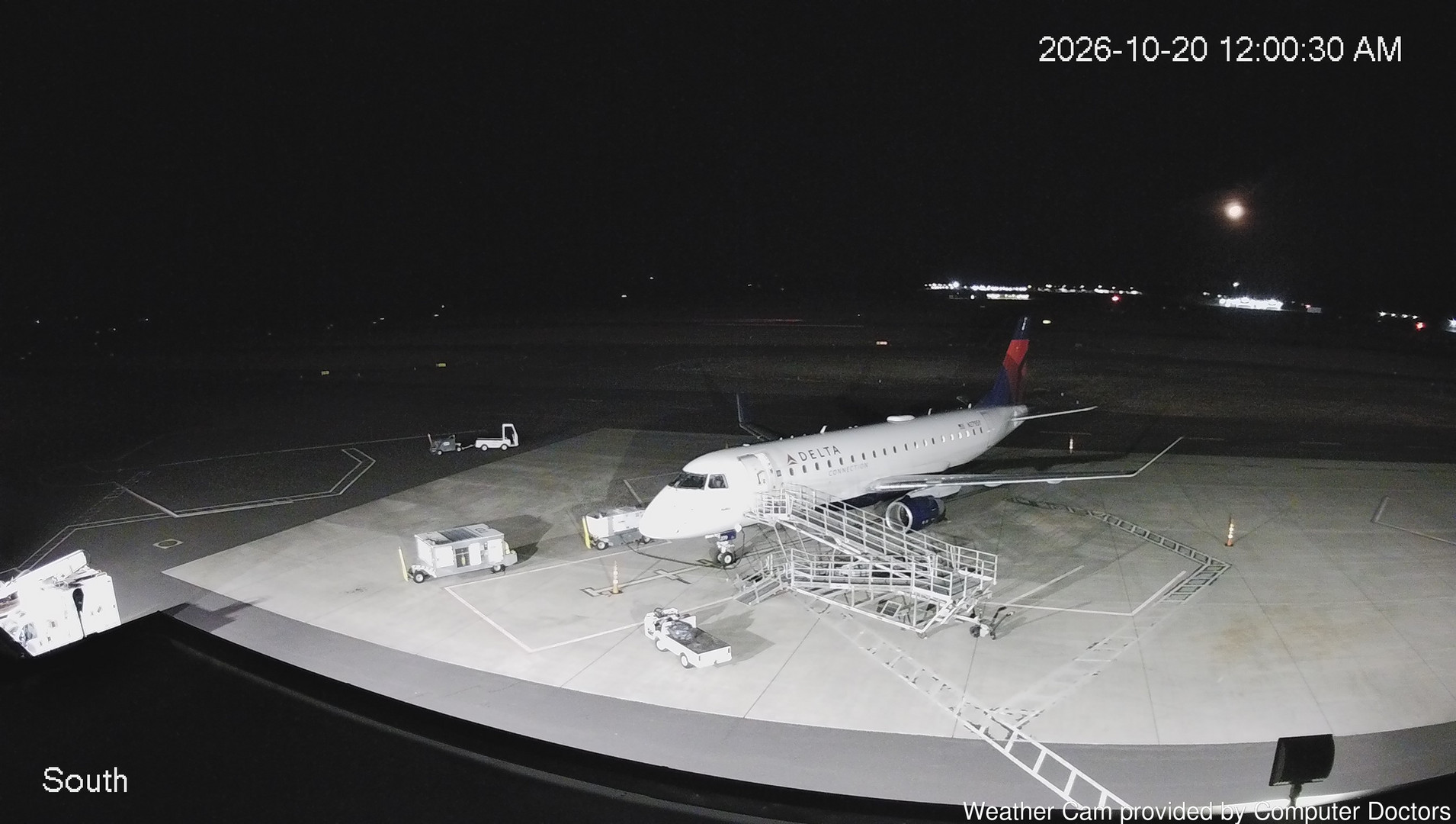 time-lapse frame, South webcam