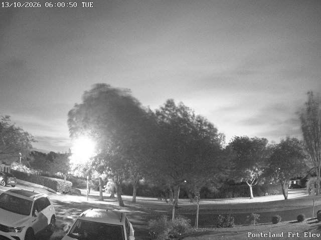 time-lapse frame, Ponteland Front Elev webcam