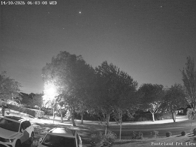time-lapse frame, Ponteland Front Elev webcam