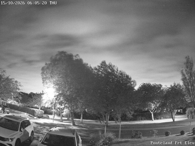 time-lapse frame, Ponteland Front Elev webcam