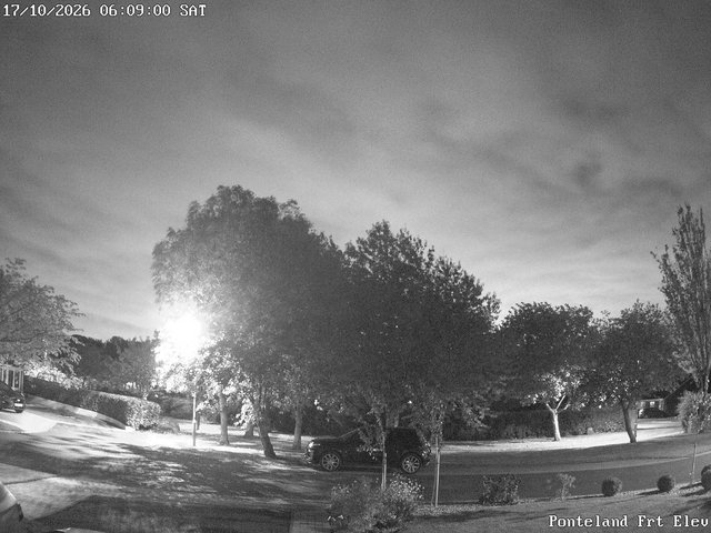 time-lapse frame, Ponteland Front Elev webcam