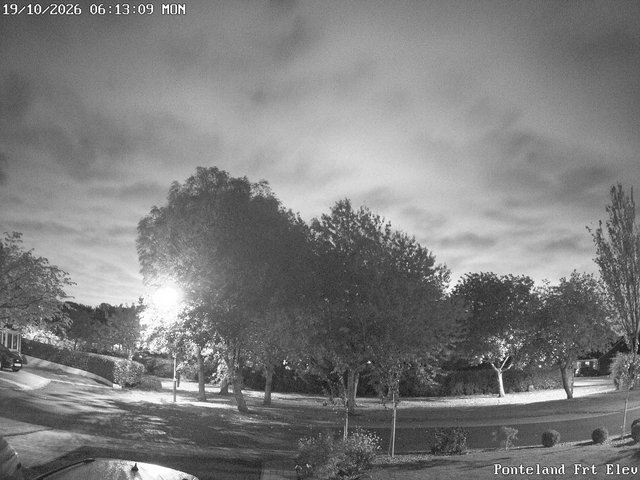 time-lapse frame, Ponteland Front Elev webcam