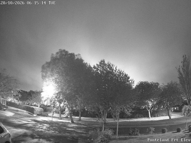 time-lapse frame, Ponteland Front Elev webcam