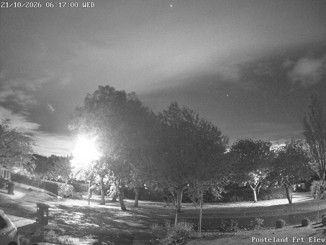 time-lapse frame, Ponteland Front Elev webcam