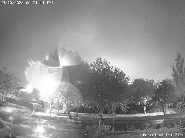 time-lapse frame, Ponteland Front Elev webcam