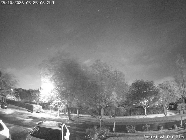 time-lapse frame, Ponteland Front Elev webcam