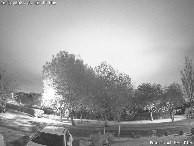 time-lapse frame, Ponteland Front Elev webcam