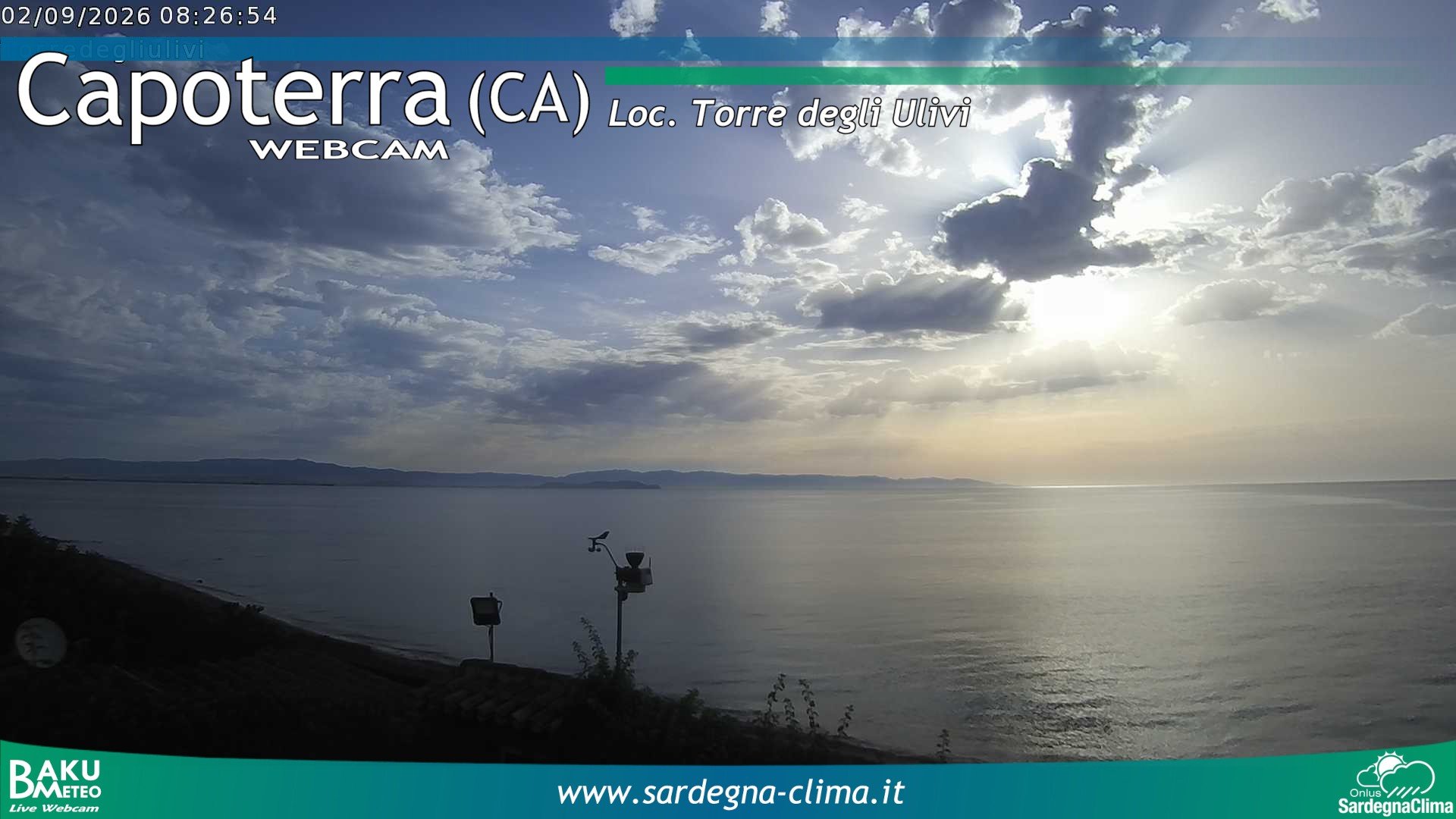 time-lapse frame, Capoeterra Torre degli Ulivi webcam