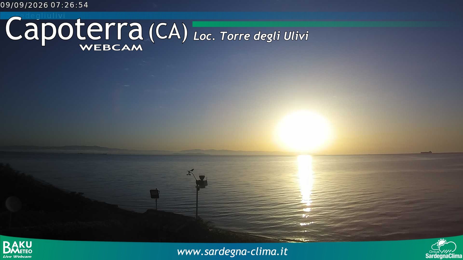 time-lapse frame, Capoeterra Torre degli Ulivi webcam