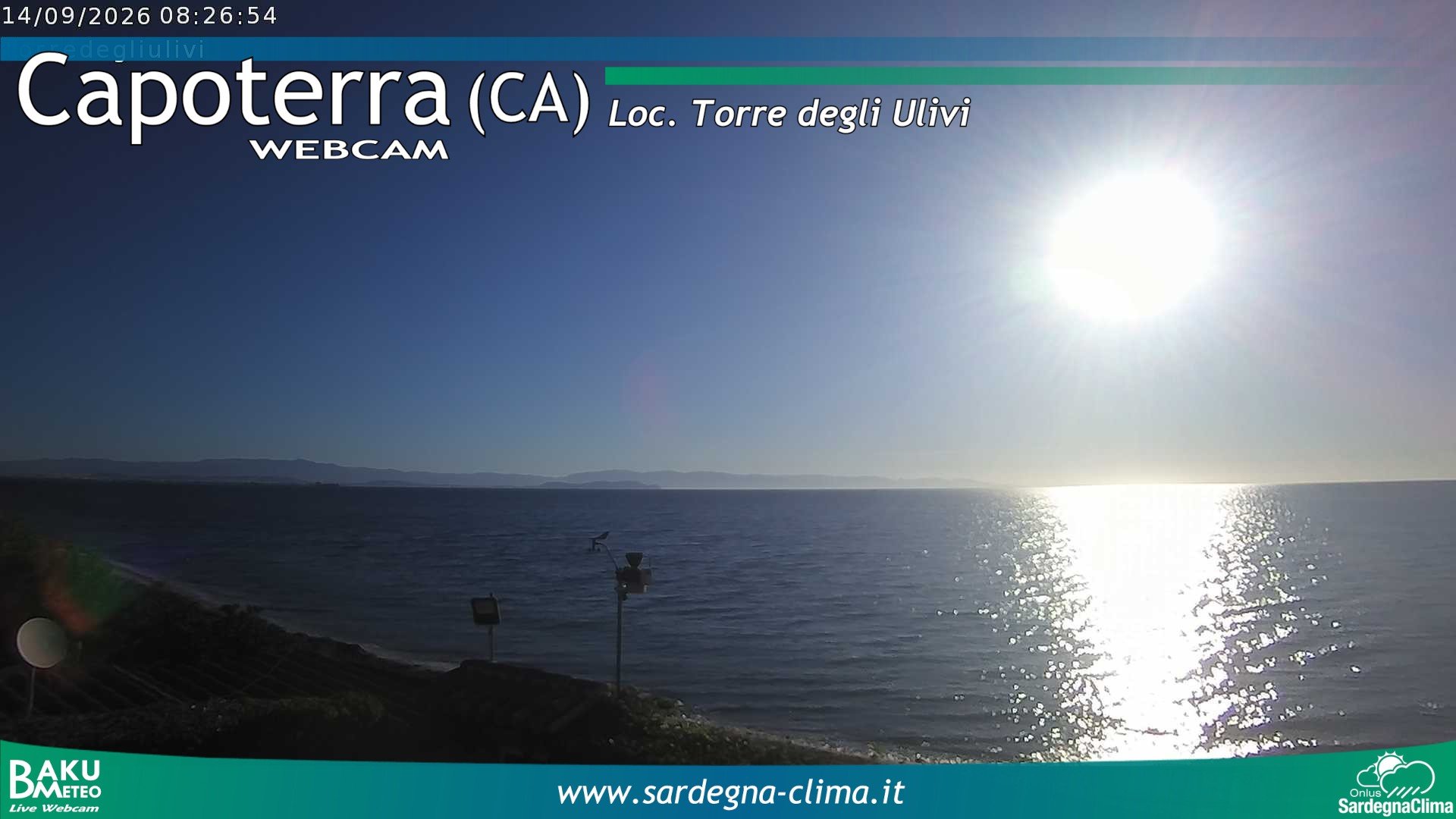time-lapse frame, Capoeterra Torre degli Ulivi webcam