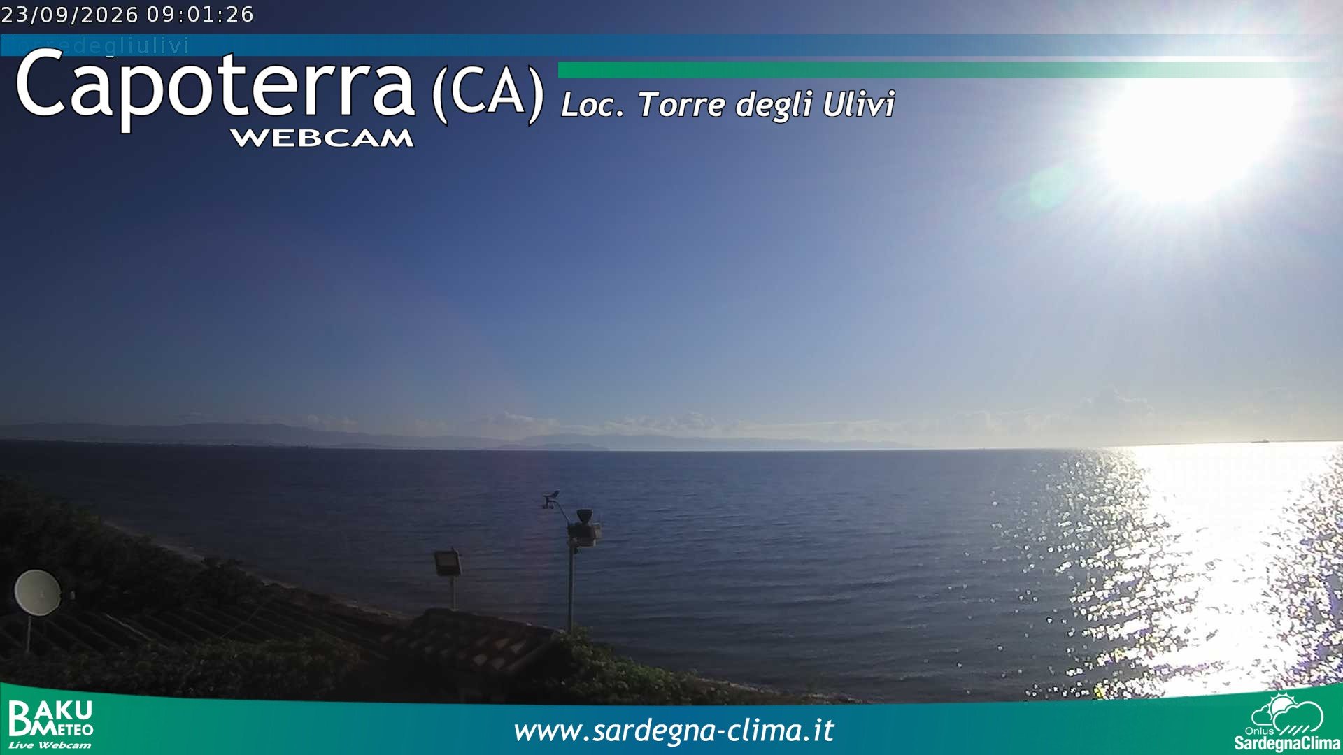 time-lapse frame, Capoeterra Torre degli Ulivi webcam