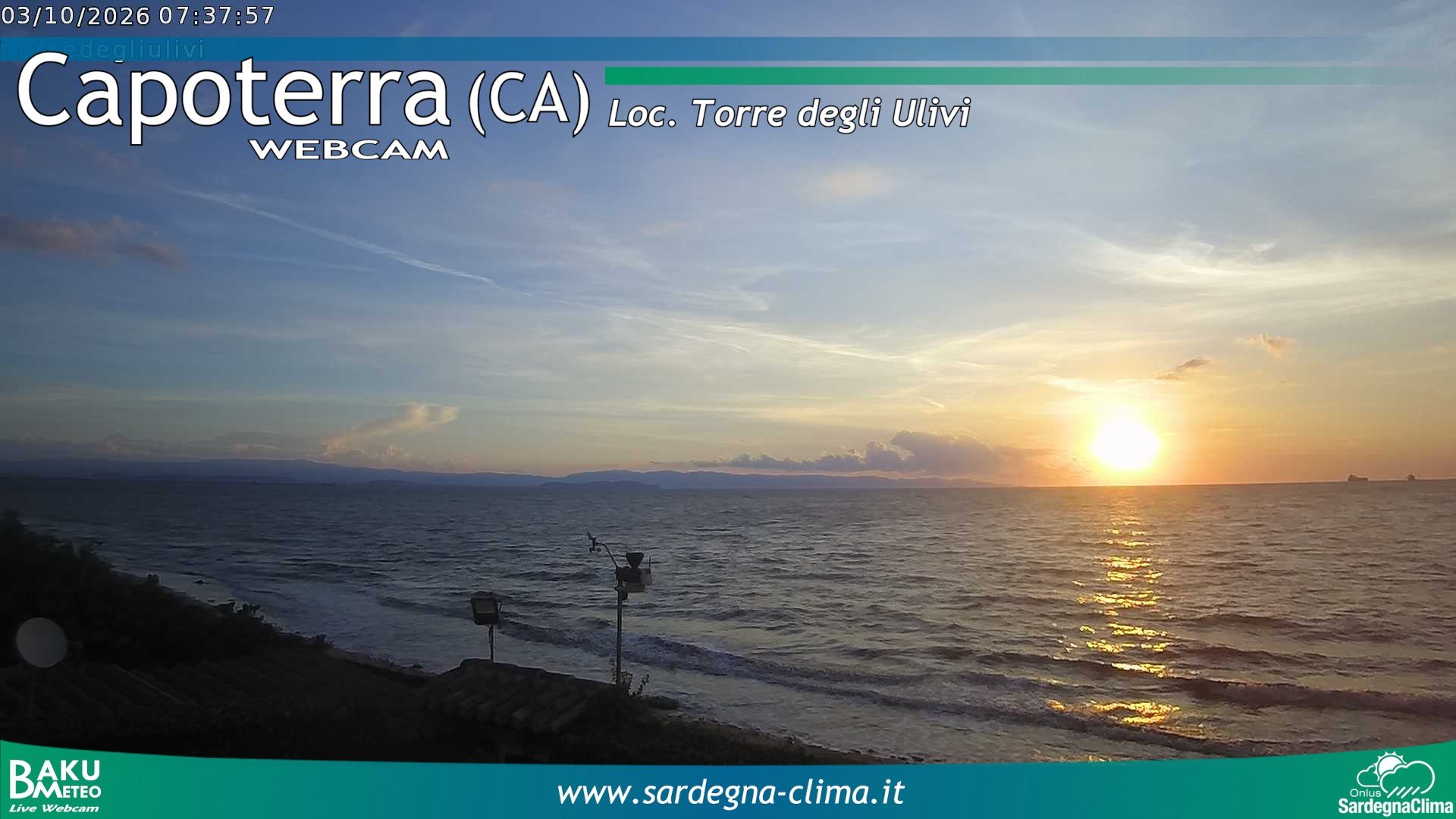 time-lapse frame, Capoeterra Torre degli Ulivi webcam