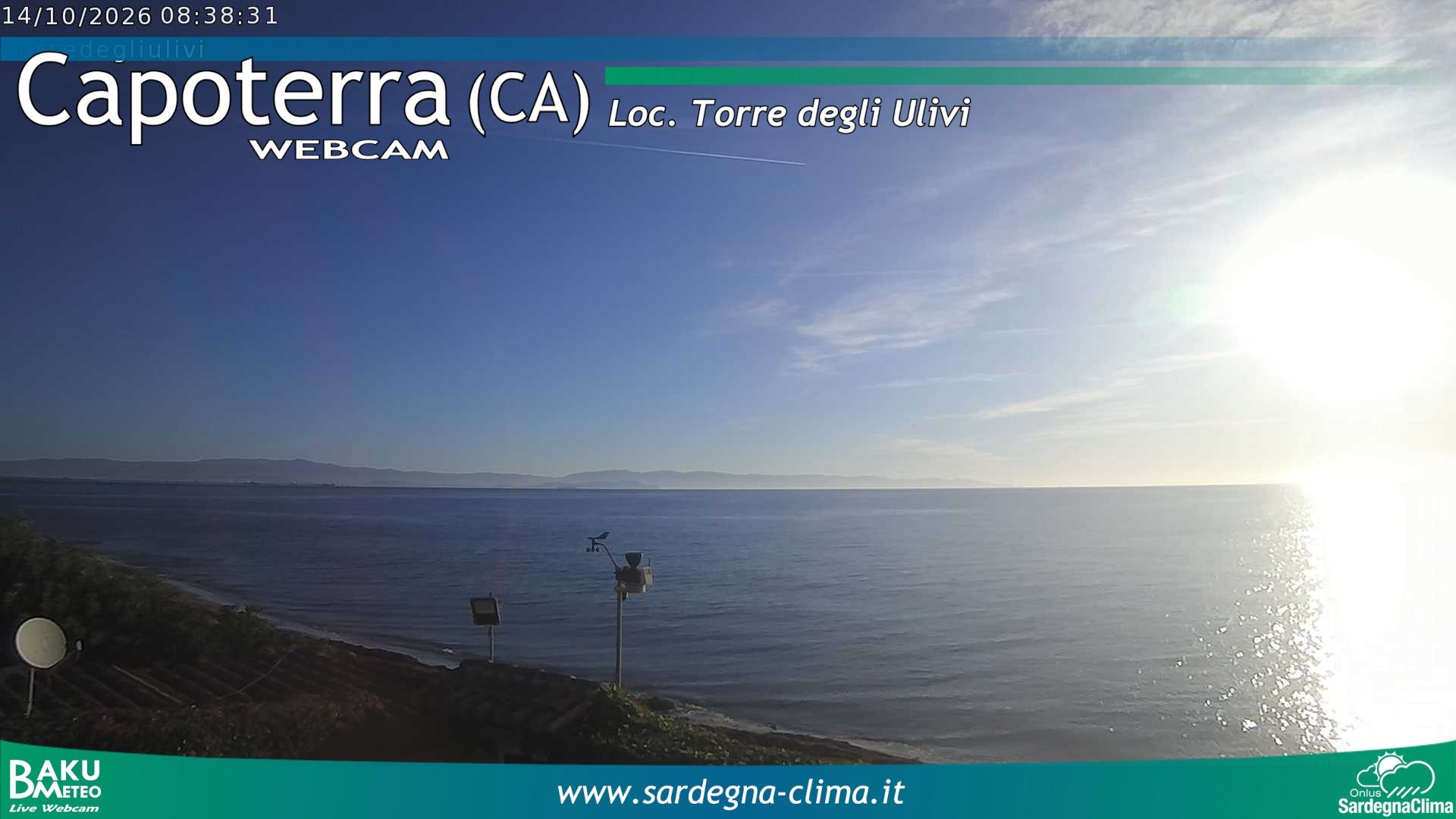 time-lapse frame, Capoeterra Torre degli Ulivi webcam