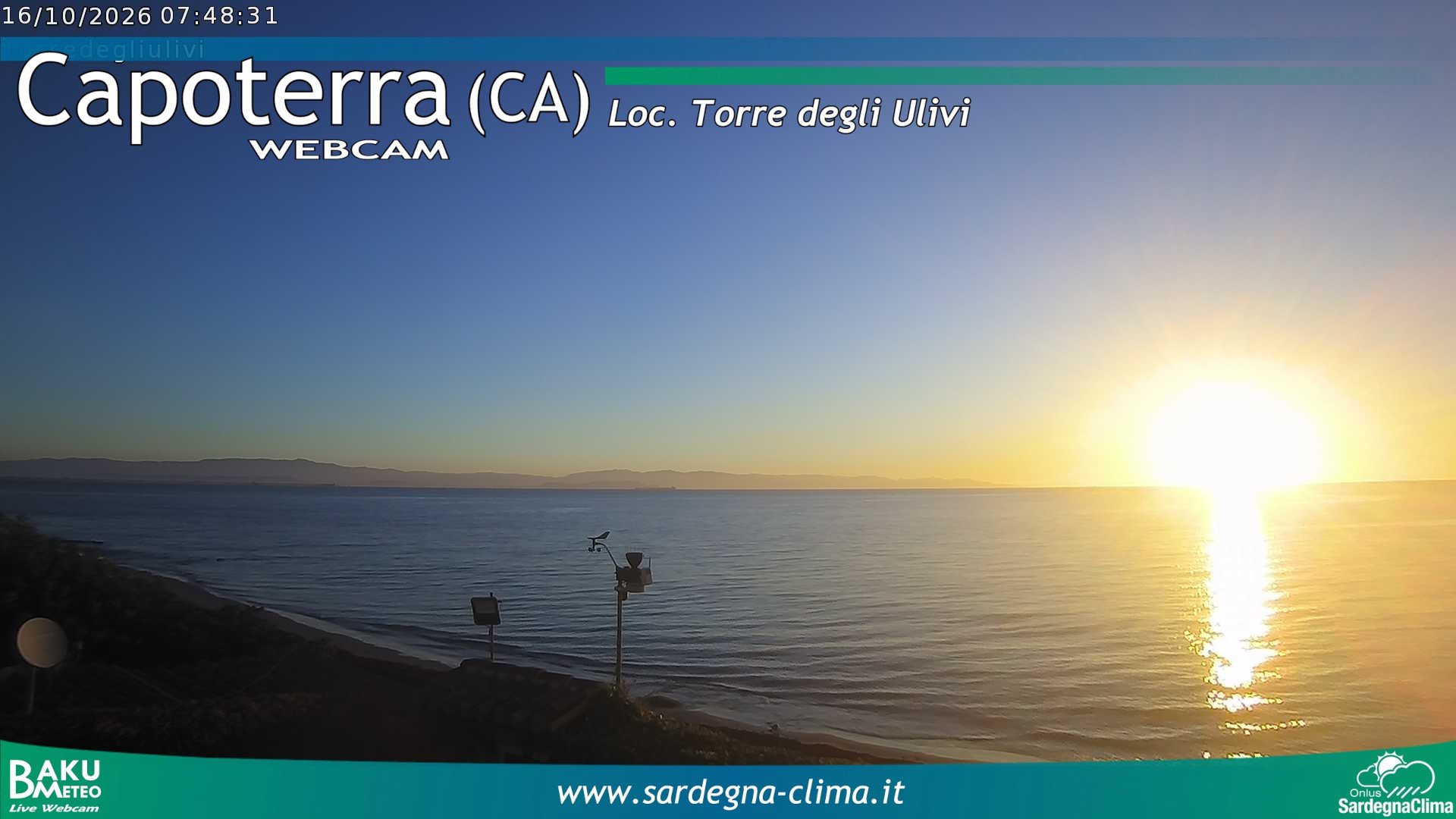 time-lapse frame, Capoeterra Torre degli Ulivi webcam