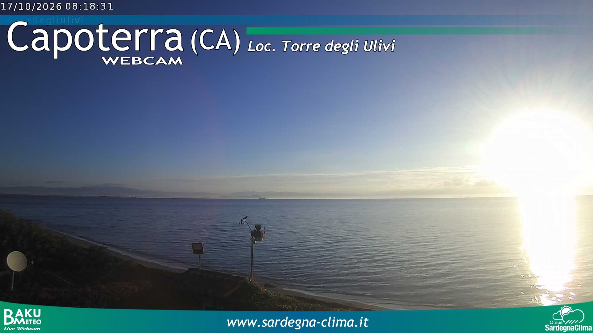 time-lapse frame, Capoeterra Torre degli Ulivi webcam