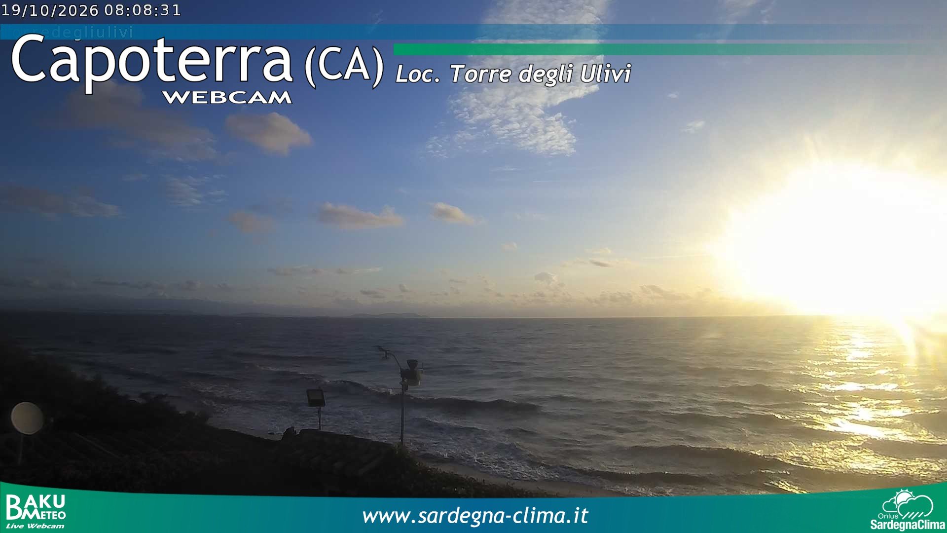 time-lapse frame, Capoeterra Torre degli Ulivi webcam