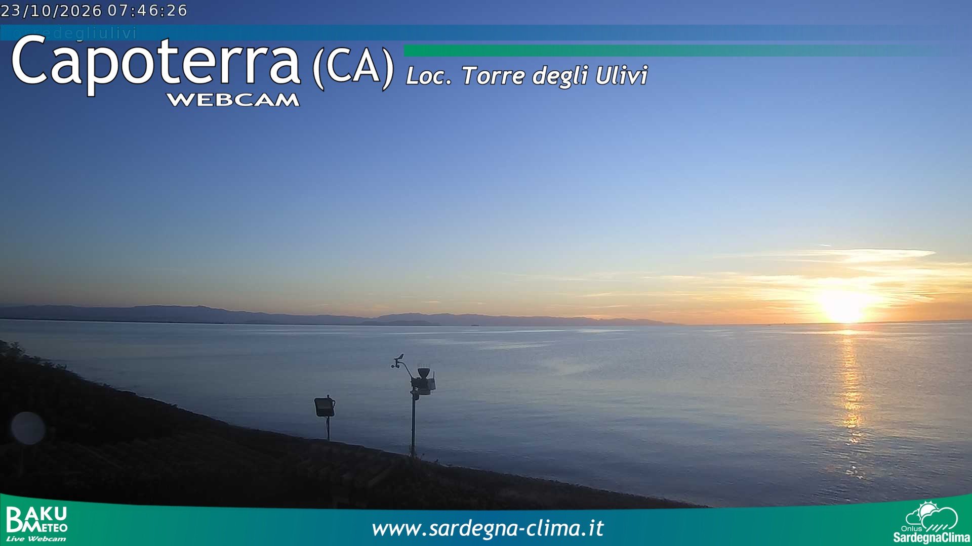 time-lapse frame, Capoeterra Torre degli Ulivi webcam