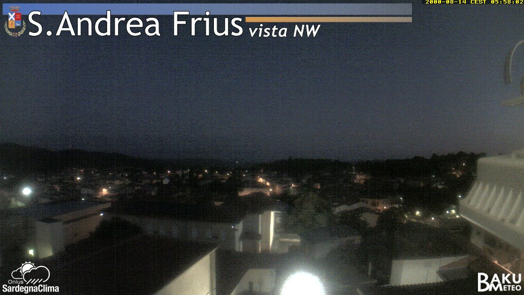 time-lapse frame, Sant'Andrea Frius webcam