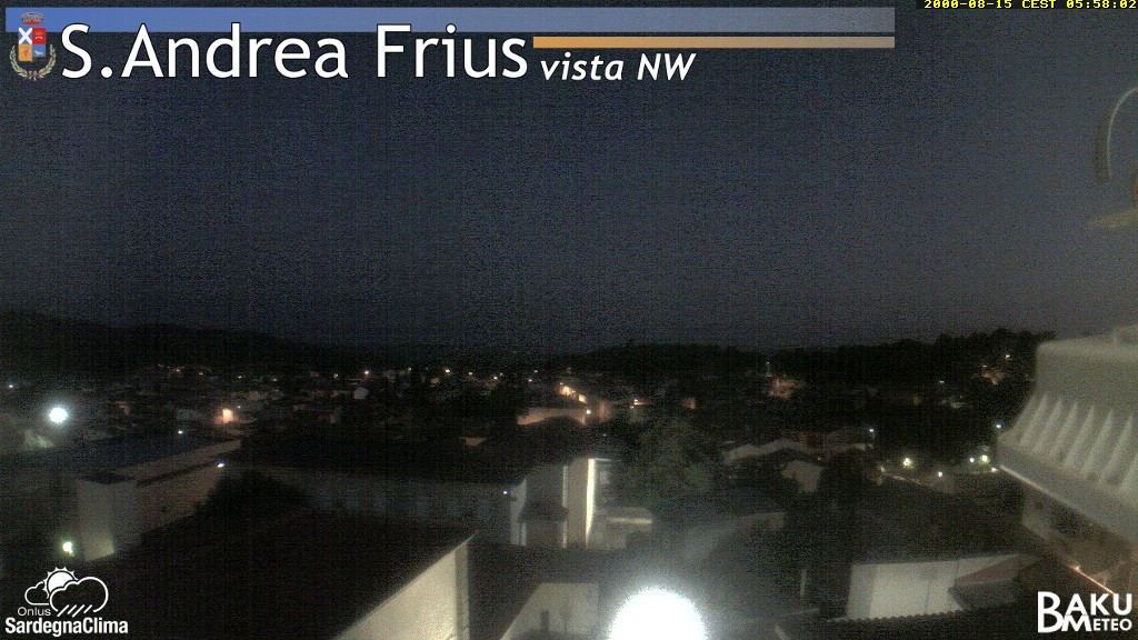 time-lapse frame, Sant'Andrea Frius webcam