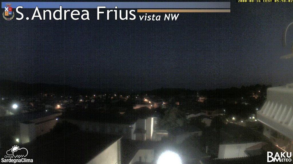 time-lapse frame, Sant'Andrea Frius webcam