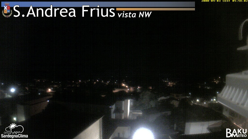 time-lapse frame, Sant'Andrea Frius webcam