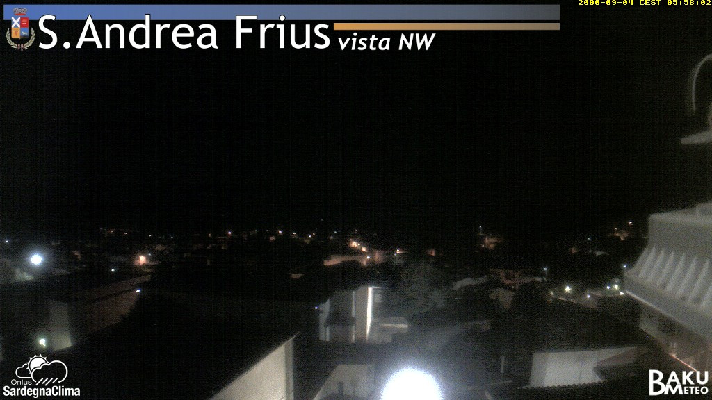 time-lapse frame, Sant'Andrea Frius webcam