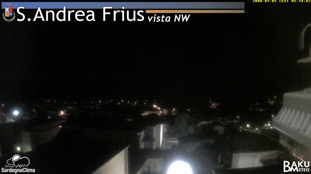 time-lapse frame, Sant'Andrea Frius webcam