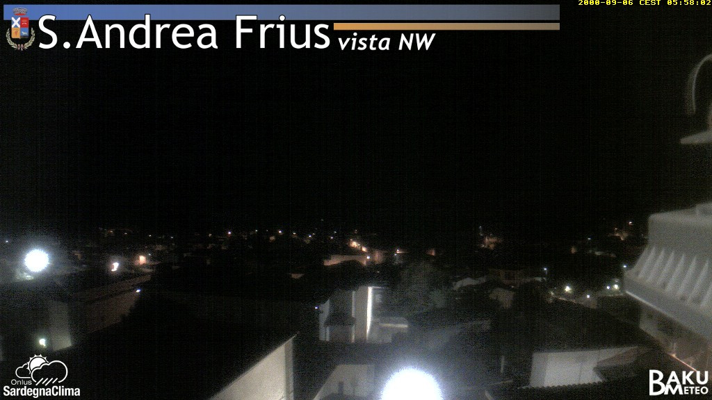 time-lapse frame, Sant'Andrea Frius webcam