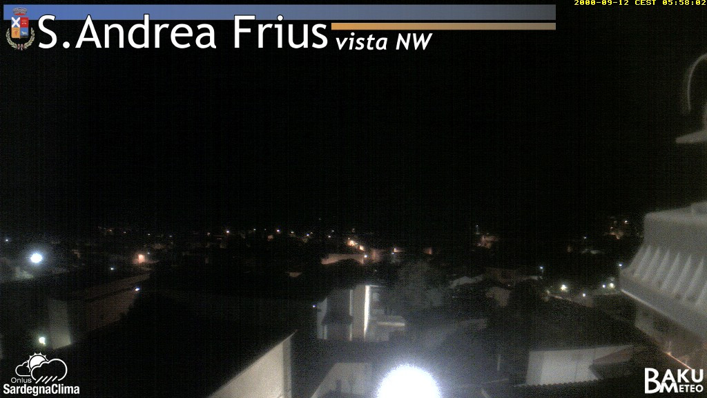 time-lapse frame, Sant'Andrea Frius webcam