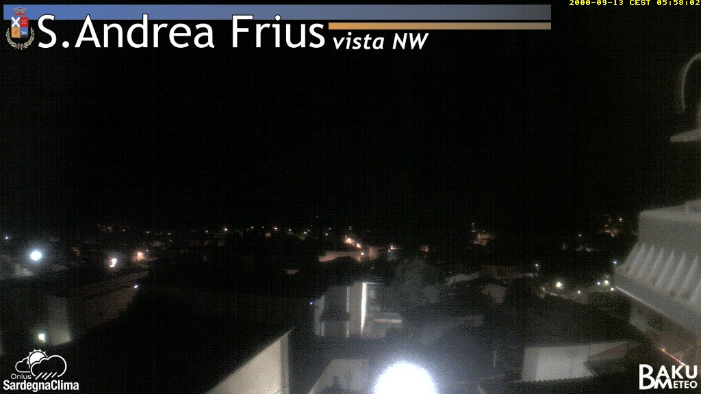 time-lapse frame, Sant'Andrea Frius webcam