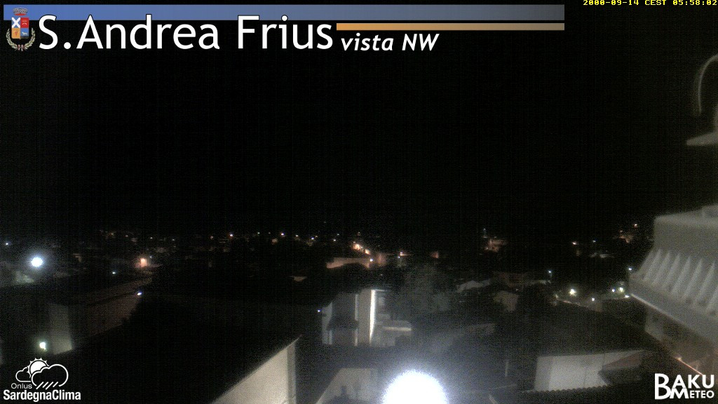 time-lapse frame, Sant'Andrea Frius webcam