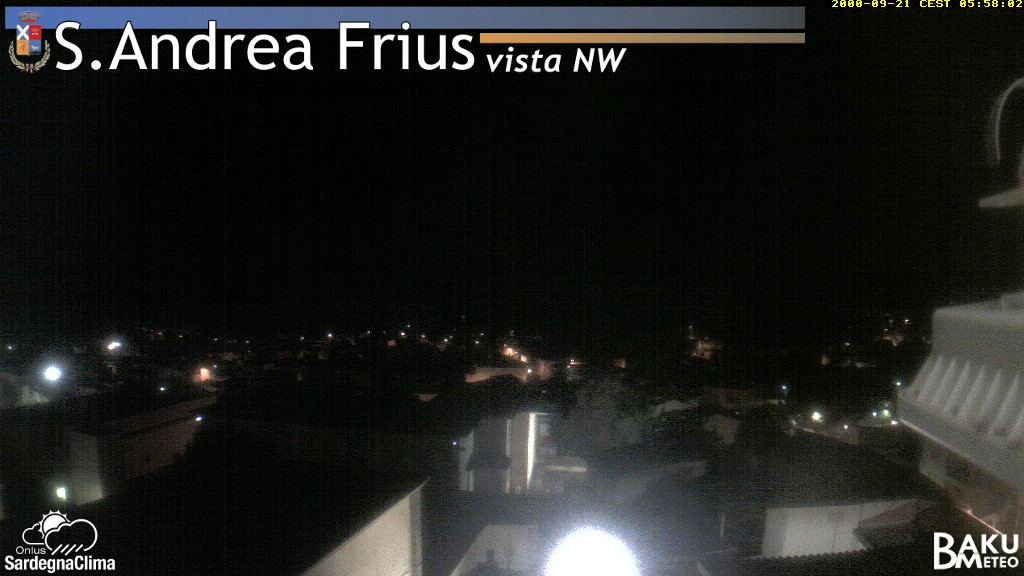 time-lapse frame, Sant'Andrea Frius webcam