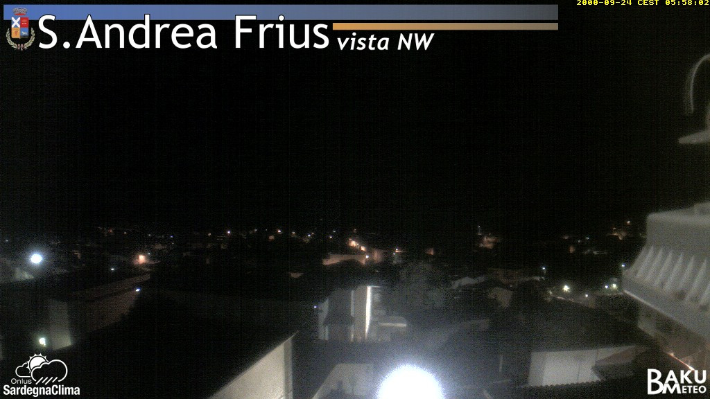 time-lapse frame, Sant'Andrea Frius webcam