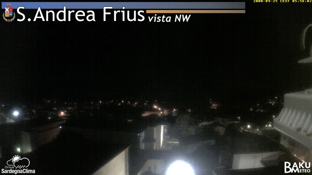 time-lapse frame, Sant'Andrea Frius webcam