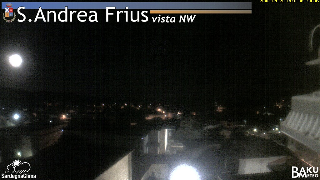 time-lapse frame, Sant'Andrea Frius webcam