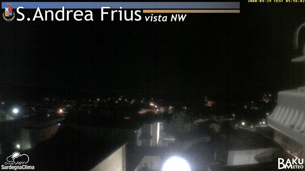 time-lapse frame, Sant'Andrea Frius webcam