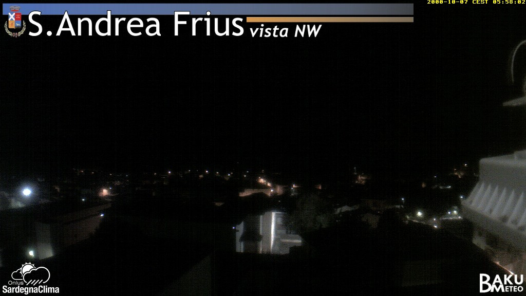 time-lapse frame, Sant'Andrea Frius webcam