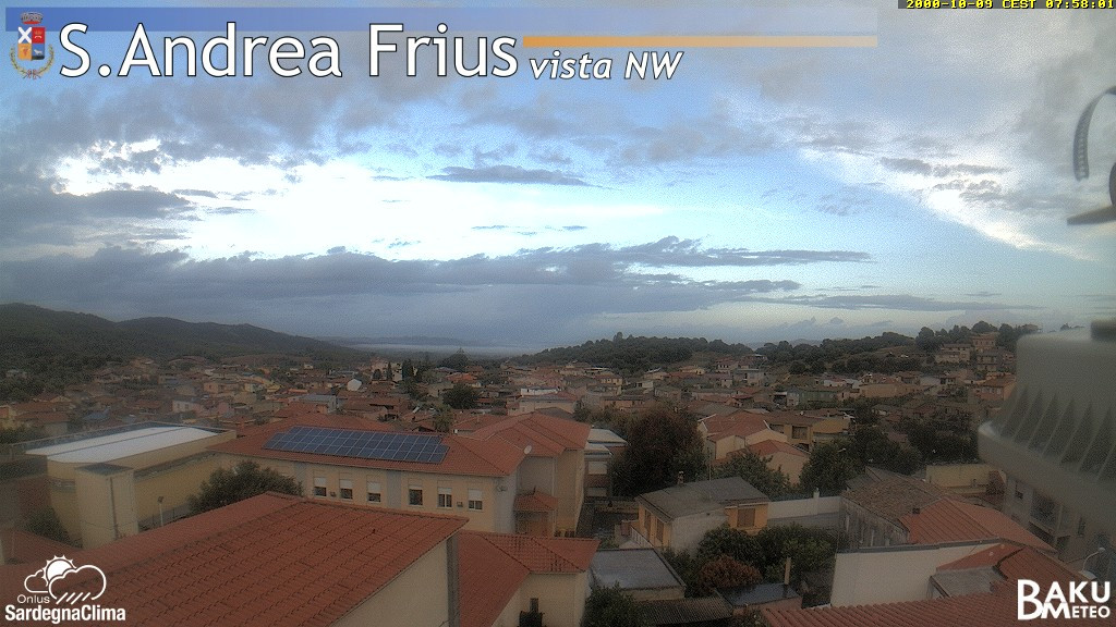 time-lapse frame, Sant'Andrea Frius webcam