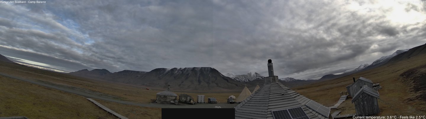 view from Hurtigruten Svalbard - Camp Barentz on 2026-09-19