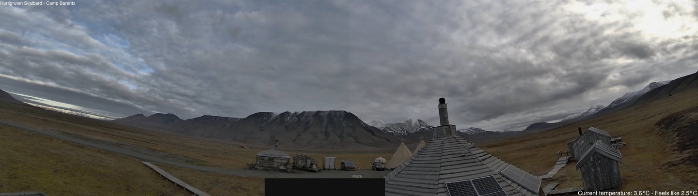view from Hurtigruten Svalbard - Camp Barentz on 2026-09-19